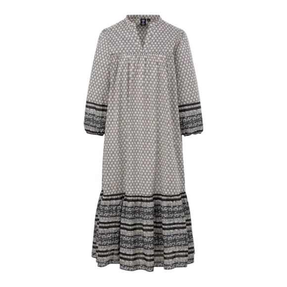 Anna Sui x Uniqlo Boho Peasant Midi Dress - Cotton - Size Large - Picture 2 of 10
